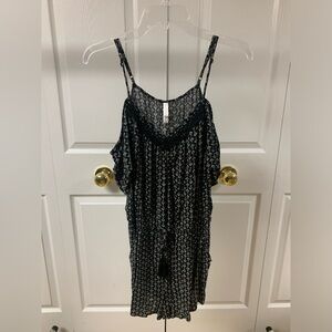 Target brand Black & White Patterned Romper
